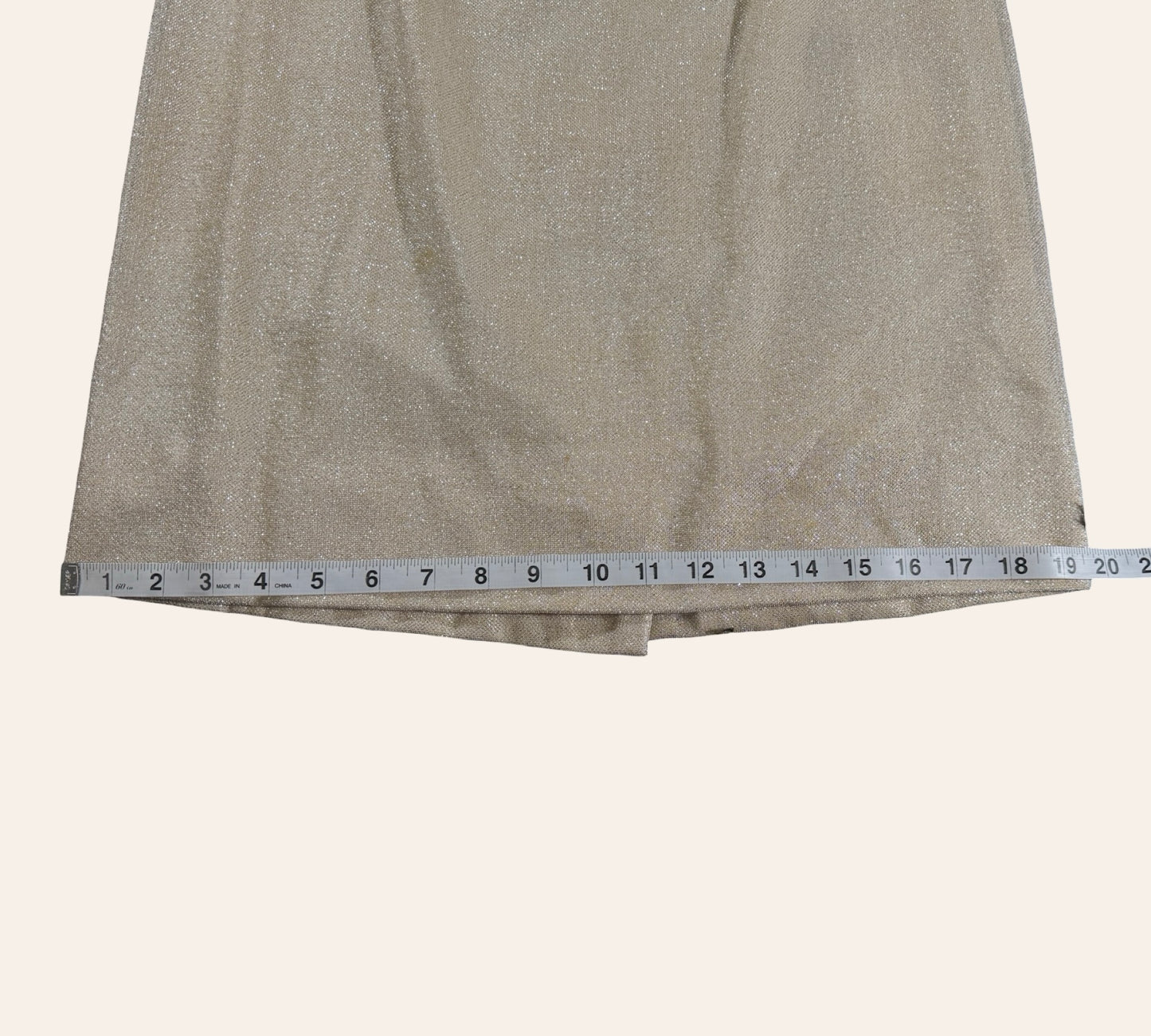 Vintage 60s Junior House 3-Piece Skirt Suit — Metallic Champagne Knit, Mod Glam