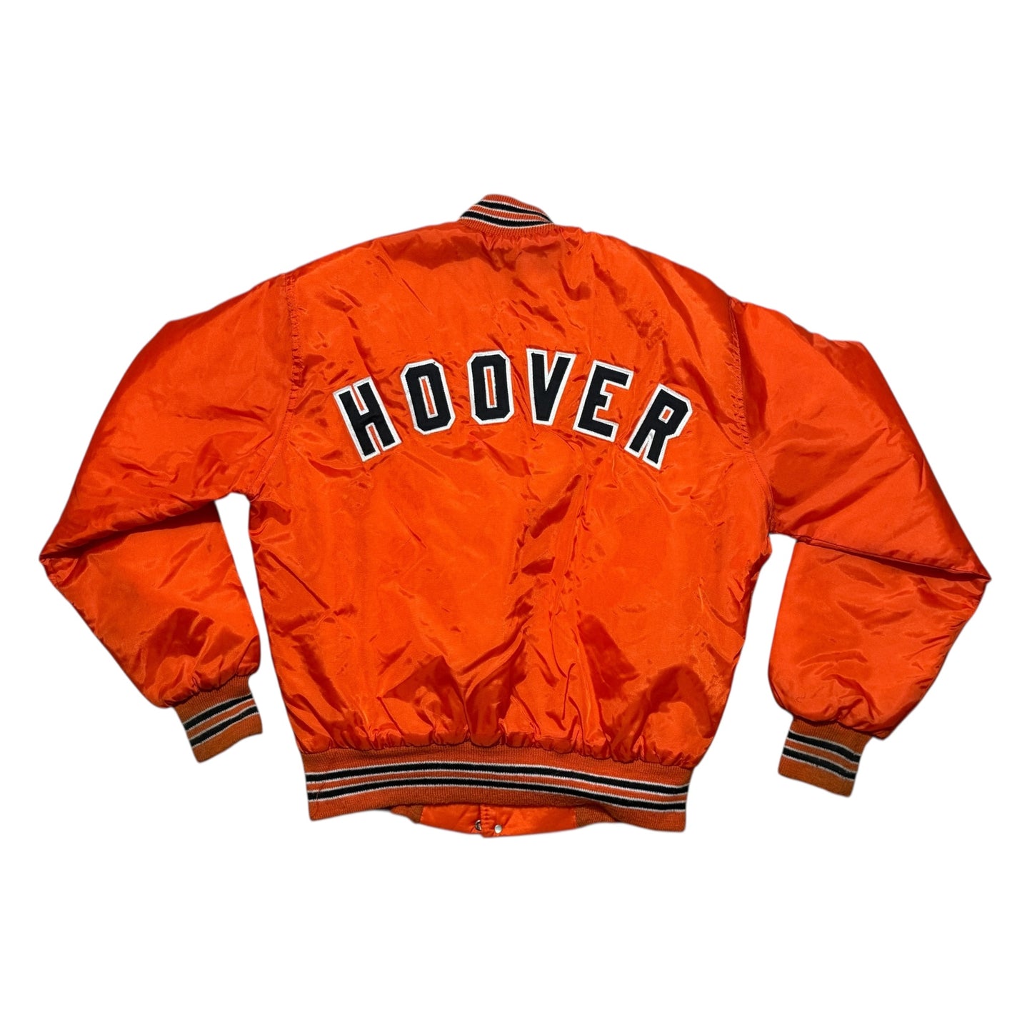 Vintage West Wind Satin Bomber Jacket — Quilted Warmth, Varsity Statement — 1970’s