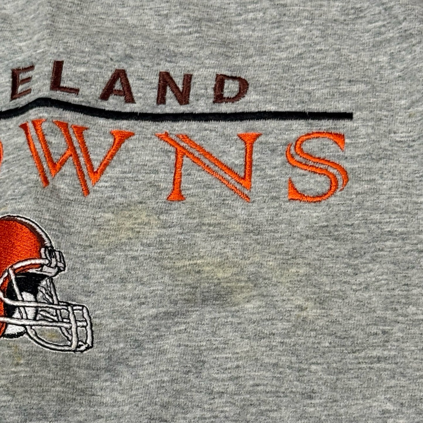 Vintage Cleveland Browns Pro Player Tee — Embroidered Logo, Easy Layer