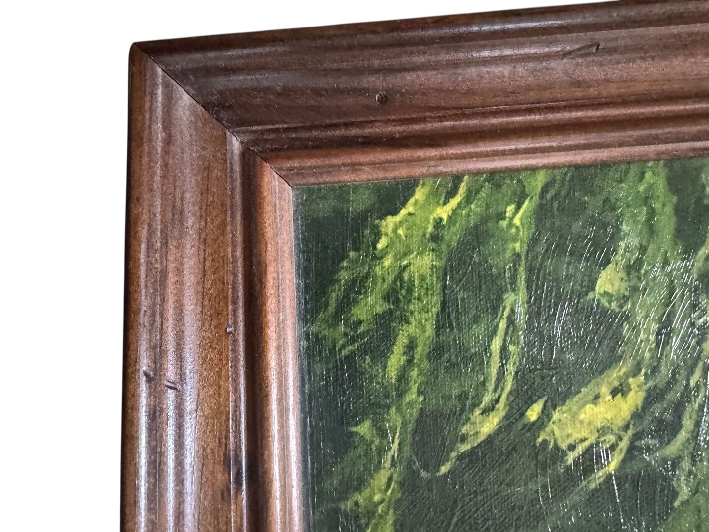 Vintage Sunset Splendor Coastal Seascape Print by Fetherolf in Wood Frame