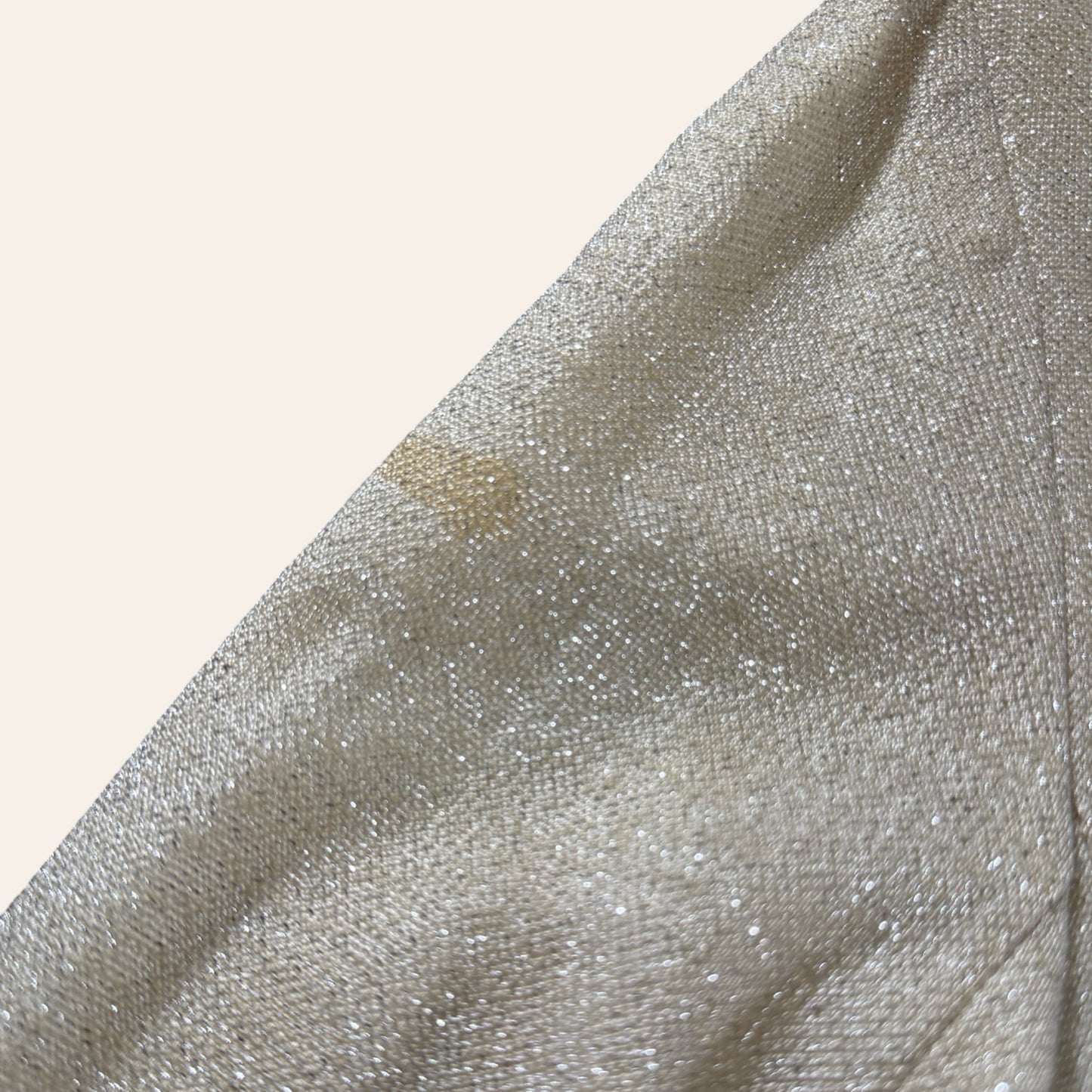 Vintage 60s Junior House 3-Piece Skirt Suit — Metallic Champagne Knit, Mod Glam