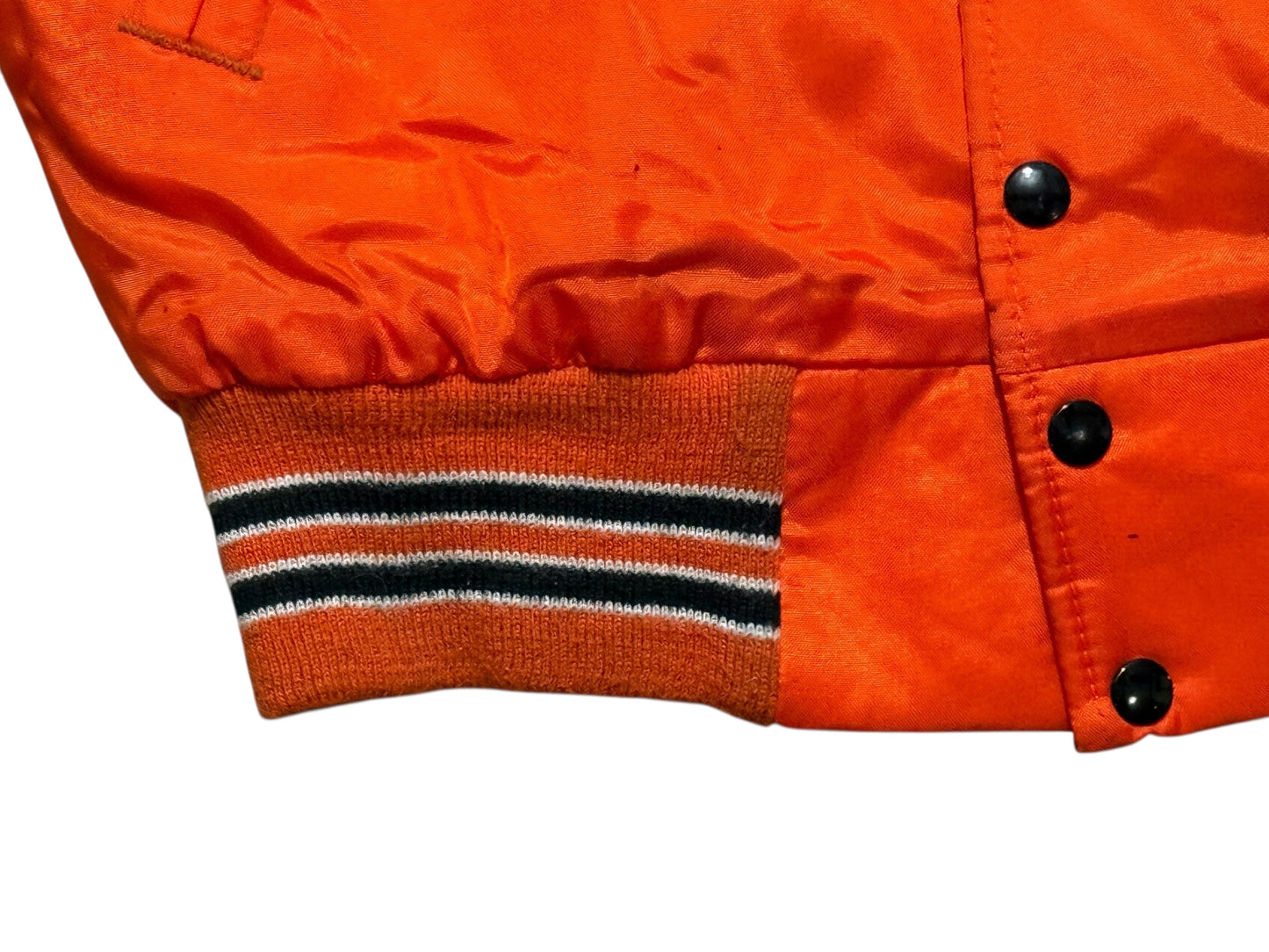 Vintage West Wind Satin Bomber Jacket — Quilted Warmth, Varsity Statement — 1970’s