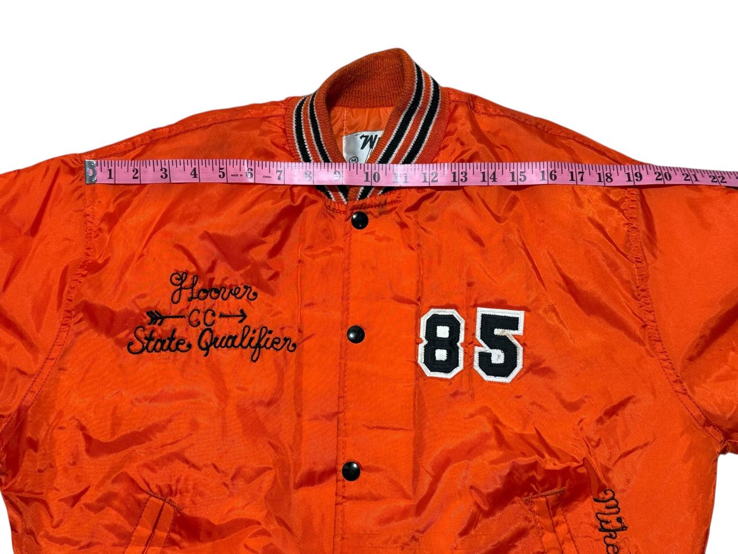 Vintage West Wind Satin Bomber Jacket — Quilted Warmth, Varsity Statement — 1970’s