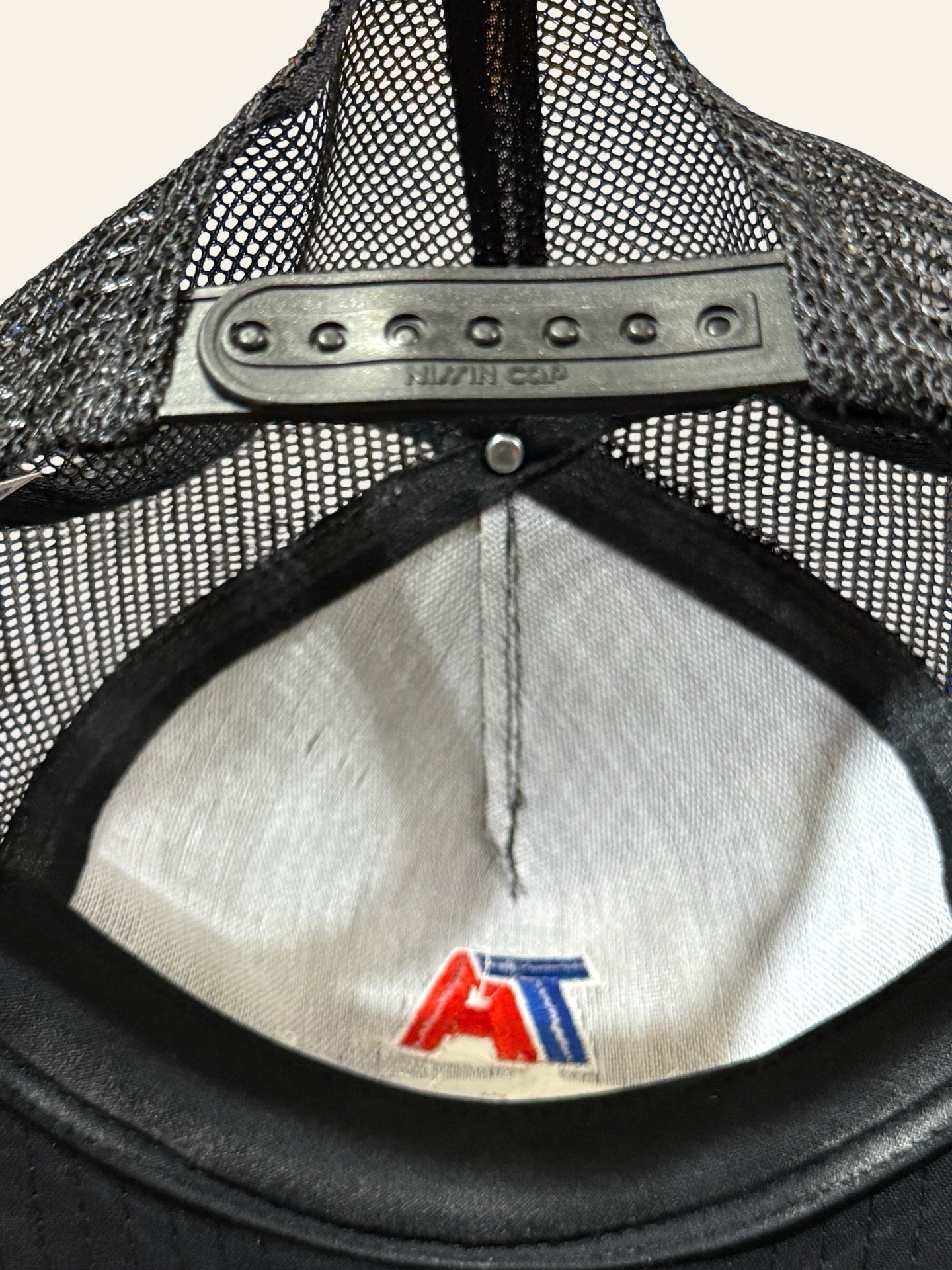 Vintage TA Trucker Hat — TravelCenters of America Logo, Black Rope Snapback